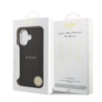 Guess PU Saffiano MagSafe Hoesje iPhone 17 – Zwart - 6