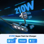 Joyroom 154W Autolader Splitter – 9-in-1 Laadstation - 3