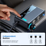 Joyroom 154W Autolader Splitter – 9-in-1 Laadstation - 4