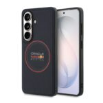 Red Bull PU Leather Meshed Magnetisch Hoesje Samsung Galaxy S26 - Donkerblauw