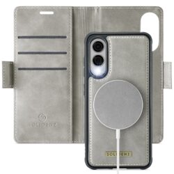 Solidenz 2-in-1 MagSafe Wallet Case voor Samsung Galaxy S25 Edge - Beige