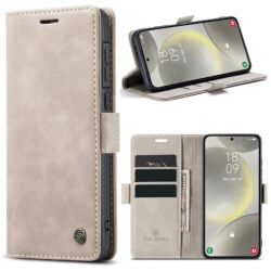 Solidenz Urban Book Samsung Galaxy A57 hoesje - Beige