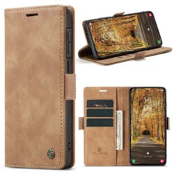 Solidenz Urban Book Samsung Galaxy A57 hoesje - Bruin