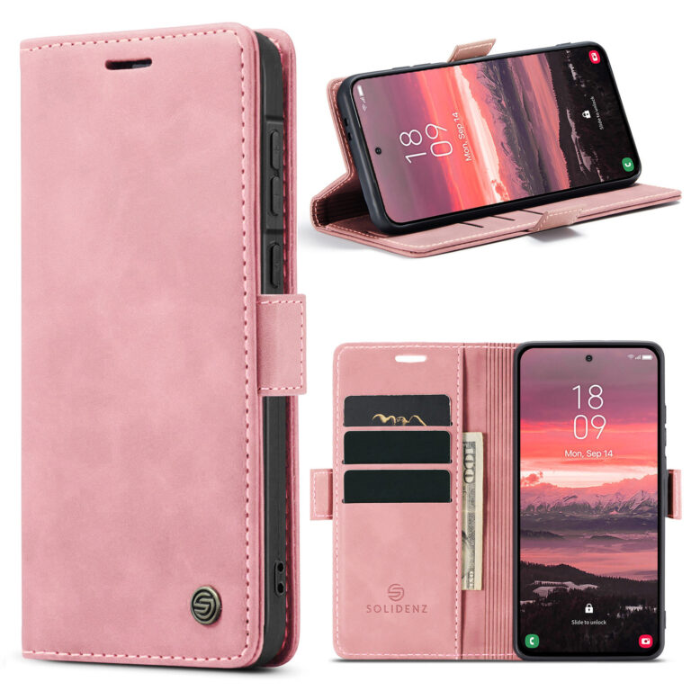 Solidenz Urban Book Samsung Galaxy A37 hoesje - Roze