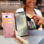 Solidenz Urban Book Samsung Galaxy A57 hoesje – Roze - 7