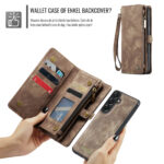 Solidenz Urban Wallet Samsung Galaxy A57 hoesje – Bruin - 3