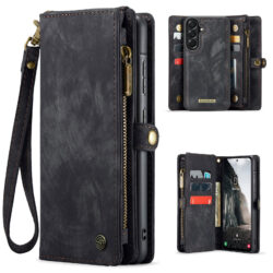 Solidenz Urban Wallet Samsung Galaxy A57 hoesje - Zwart