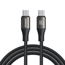 Joyroom Light Speed Series 100W USB-C naar USB-C Kabel 1.2 Meter - Zwart