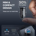 Joyroom 30W USB-A en USB-C Mini Autolader – Zwart - 4