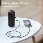 Joyroom Audio Transfer Series USB-C naar 3.5mm Mini Jack Aux Kabel 1.2 Meter – Zwart - 4