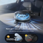 Joyroom Buigbare Magnetische Auto Telefoonhouder – Zwart - 5