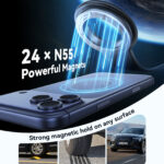 Joyroom Buigbare Magnetische Auto Telefoonhouder – Zwart - 8