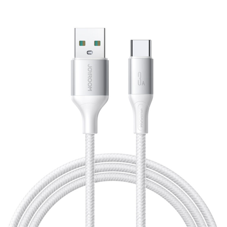 Joyroom Flash Series 3A USB-A naar USB-C Kabel 2 Meter - Wit