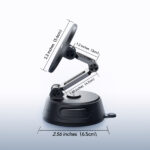 Joyroom MagSafe Auto Telefoonhouder met Zuignap – Zwart - 5