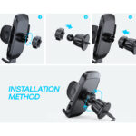 Joyroom Mechanische Ventilatierooster Auto Telefoonhouder – Zwart - 6
