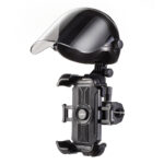 Joyroom Telefoonhouder met Zonnescherm voor Fiets en Motor – Zwart - 2