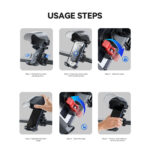 Joyroom Telefoonhouder met Zonnescherm voor Fiets en Motor – Zwart - 8