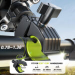 Joyroom Trillingsdempende Telefoonhouder Fiets en Motor – Zwart - 7