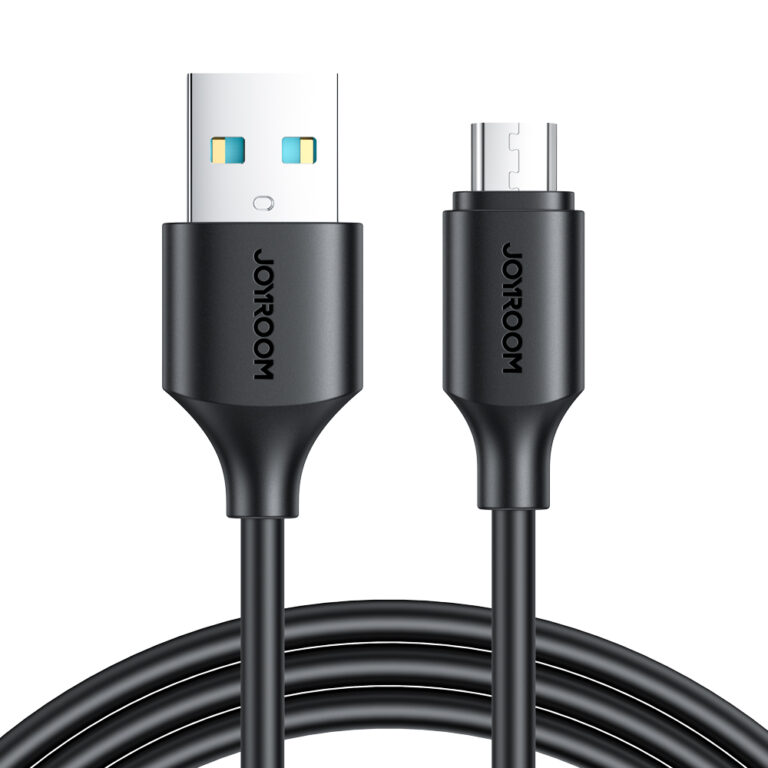 Joyroom USB-A naar Micro-USB Snellaadkabel 1 Meter - Zwart