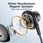 Joyroom USB-C Earphones – In-Ear Oordopjes met Microfoon – Geschikt voor Smartphones – Zwart - 4