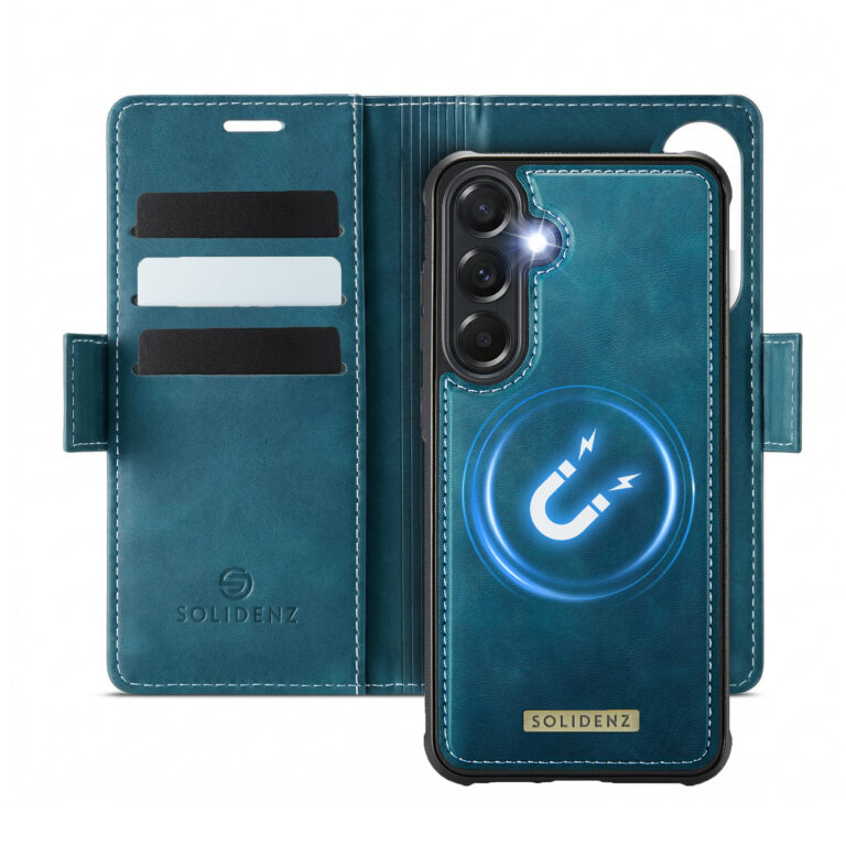 Solidenz 2-in-1 Magnetisch Wallet Case voor Samsung Galaxy A37 - Blauw