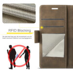 Solidenz 2-in-1 Magnetisch Wallet Case voor Samsung Galaxy A57 – Bruin - 8