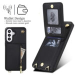 Solidenz Fashion Portemonnee hoesje met koord Samsung Galaxy A37 – Zwart - 1