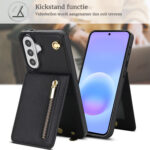 Solidenz Fashion Portemonnee hoesje met koord Samsung Galaxy A37 – Zwart - 4