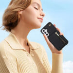 Solidenz Fashion Portemonnee hoesje met koord Samsung Galaxy A37 – Zwart - 5