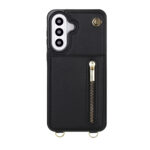 Solidenz Fashion Portemonnee hoesje met koord Samsung Galaxy A37 – Zwart - 6