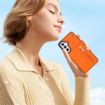 Solidenz Fashion Portemonnee hoesje met koord Samsung Galaxy A57 – Oranje - 5