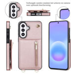 Solidenz Fashion Portemonnee hoesje met koord Samsung Galaxy A57 – Roségoud - 3