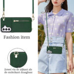 Solidenz Fashion Portemonnee hoesje met koord Samsung Galaxy A57 – Groen - 2