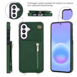 Solidenz Fashion Portemonnee hoesje met koord Samsung Galaxy A57 – Groen - 3
