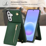 Solidenz Fashion Portemonnee hoesje met koord Samsung Galaxy A57 – Groen - 4