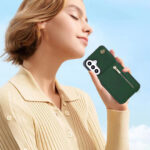 Solidenz Fashion Portemonnee hoesje met koord Samsung Galaxy A57 – Groen - 5