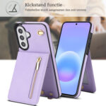 Solidenz Fashion Portemonnee hoesje met koord Samsung Galaxy A57 – Violet - 4