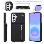 Solidenz Fashion Portemonnee hoesje met koord Samsung Galaxy A57 – Zwart - 3