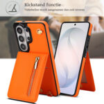 Solidenz Fashion Portemonnee hoesje met koord Samsung Galaxy S26 Ultra – Oranje - 4