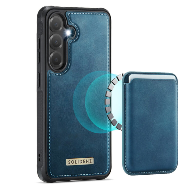 Solidenz Magnetisch Wallet Backcover voor Samsung Galaxy A37 - Blauw