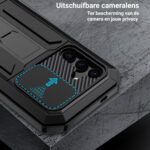 Stofdicht metalen hoes Samsung Galaxy S26 Plus – Zwart - 4