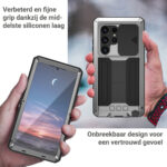 Stofdicht metalen hoes Samsung Galaxy S26 Ultra – Zilver - 4