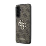Guess PU 4G Metal Logo Backcover Hoesje Samsung Galaxy A57 – Bruin - 1
