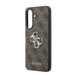 Guess PU 4G Metal Logo Backcover Hoesje Samsung Galaxy A57 – Bruin - 4