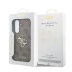 Guess PU 4G Metal Logo Backcover Hoesje Samsung Galaxy A57 – Bruin - 6