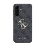 Guess PU 4G Metal Logo Backcover Hoesje Samsung Galaxy A57 – Grijs - 2