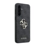 Guess PU 4G Metal Logo Backcover Hoesje Samsung Galaxy A57 – Grijs - 3