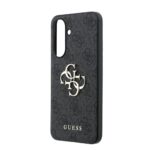 Guess PU 4G Metal Logo Backcover Hoesje Samsung Galaxy A57 – Grijs - 4