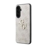 Guess PU 4G Metal Logo Backcover Hoesje Samsung Galaxy A57 – Roze - 1
