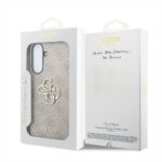 Guess PU 4G Metal Logo Backcover Hoesje Samsung Galaxy A57 – Roze - 6